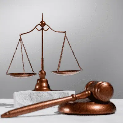 Balanza de la justicia representando equilibrio y equidad legal